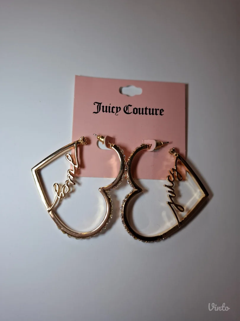 NOVE Juicy Couture mindjuse srce sa cirkonima