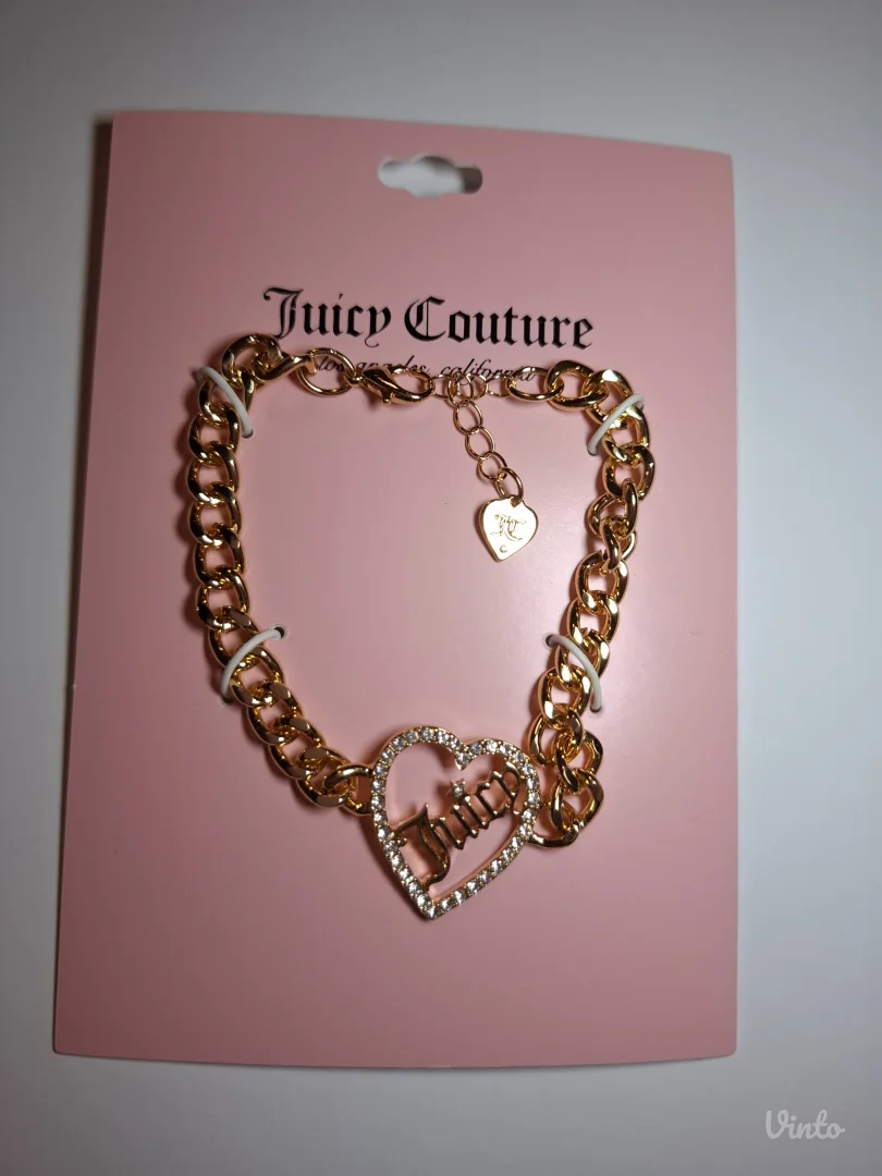 NOVA srce zlatna Juicy Couture narukvica