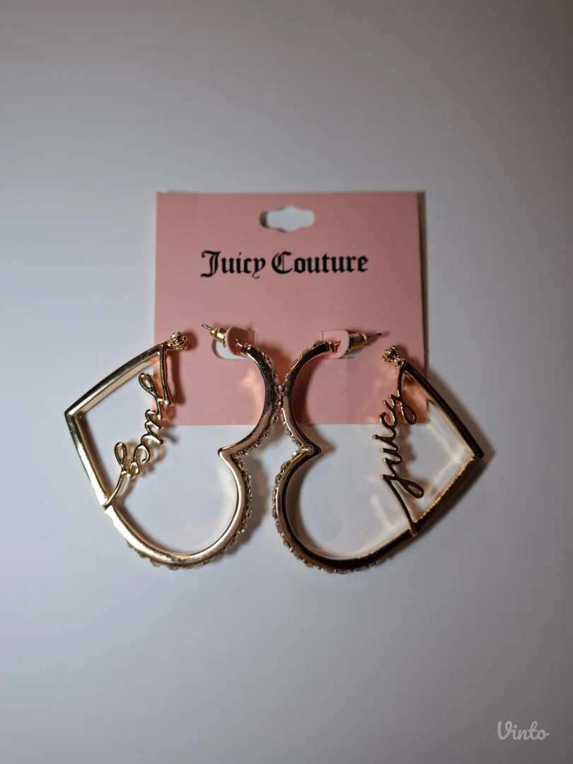 NOVE Juicy Couture mindjuse srce sa cirkonima