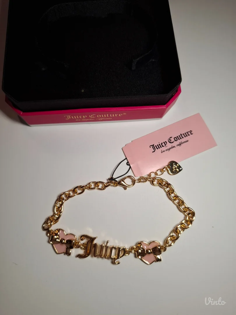 NOVA zlatna Juicy Couture narukvica + kutija