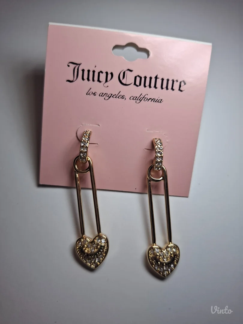 Nove original zlatne Juicy Couture srce mindjuse
