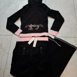 NOVA Juicy Couture roze/crna trenerka set S/36