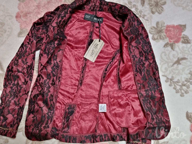 Svečani bordo sako XS