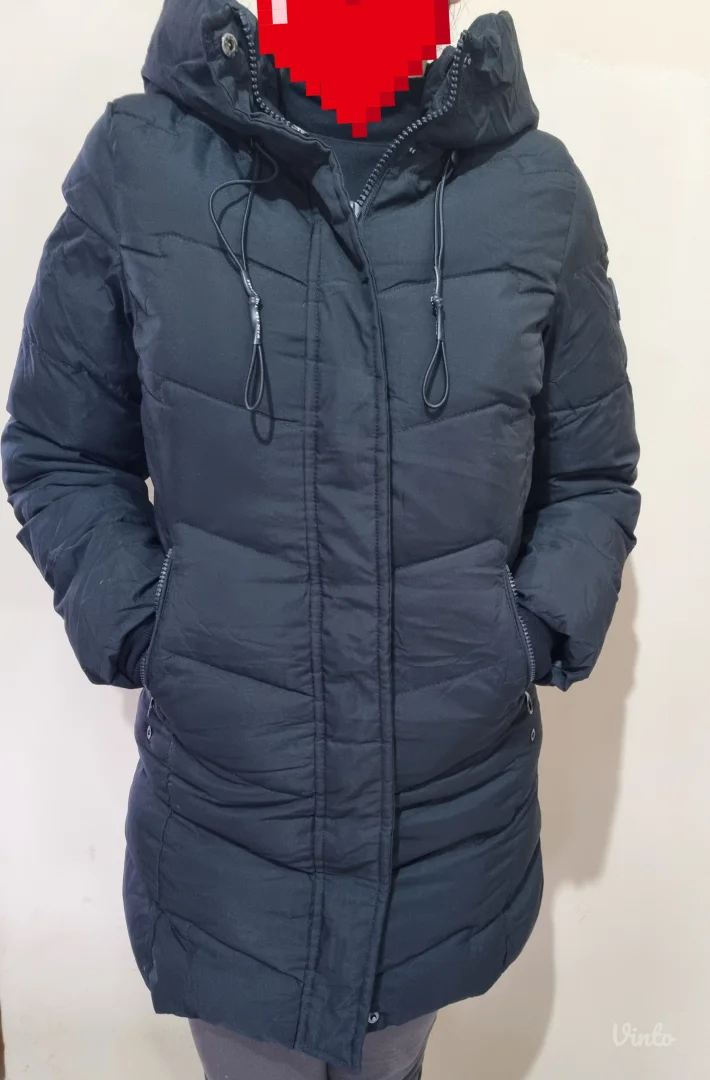 Nature Crna Dugacka Jakna S/M