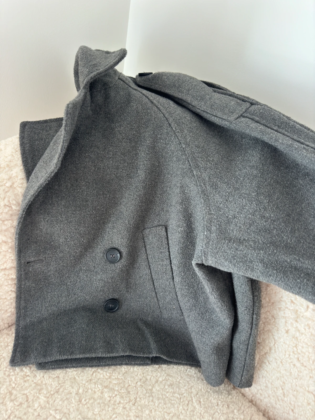H&M sivi kaput
