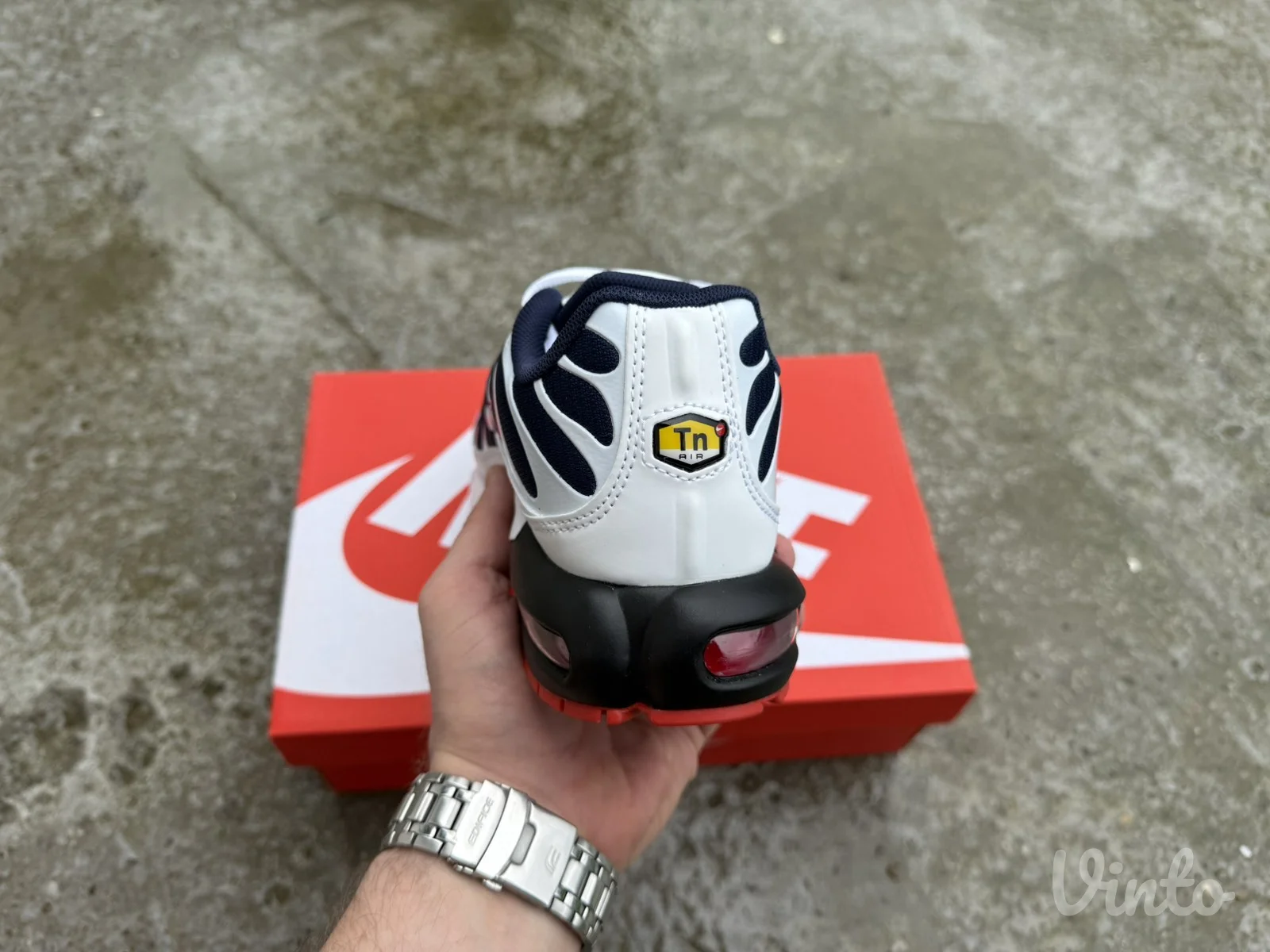 Nike Air Max Plus TN Black White Red New