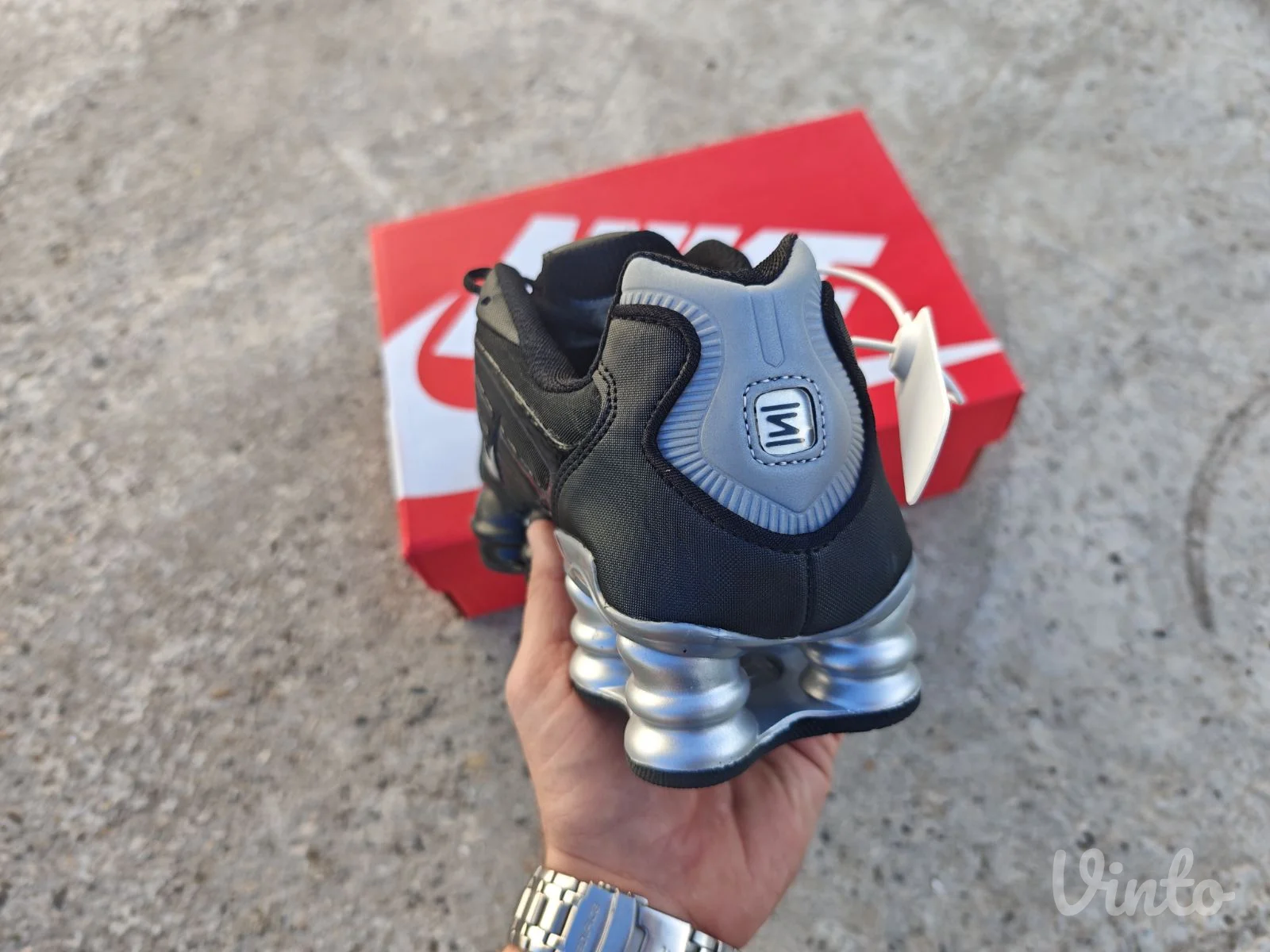 Nike Shox TL Black Silver