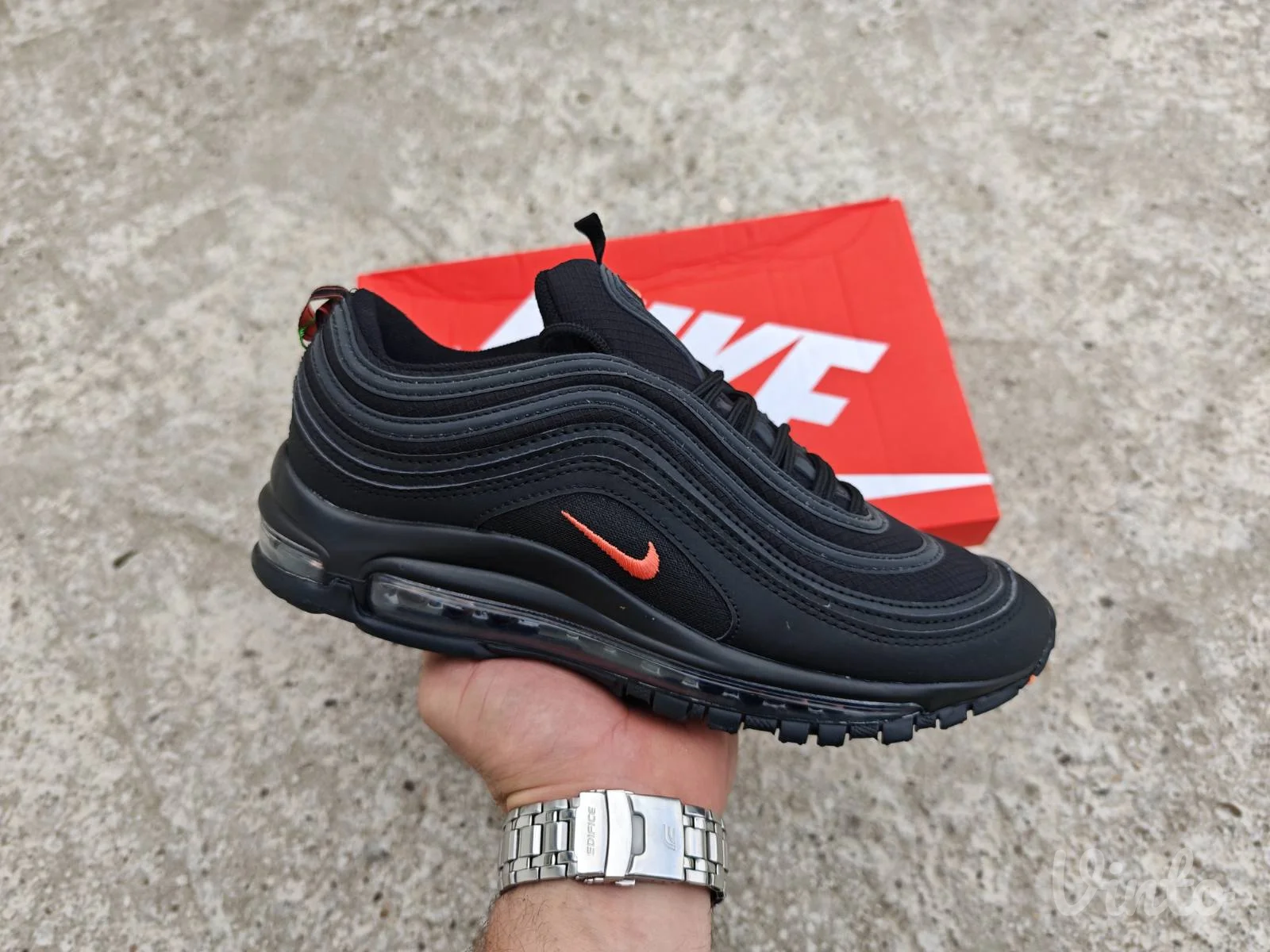 Nike Air Max 97 Black University Orange