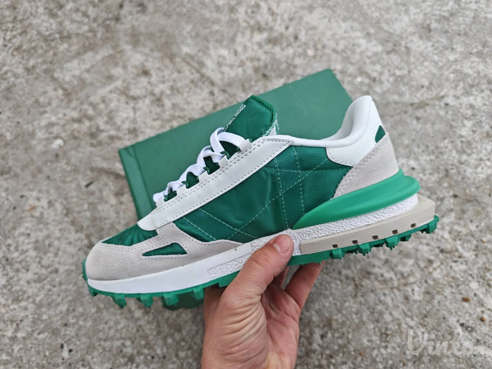 Lacoste Elite Active Green Silver