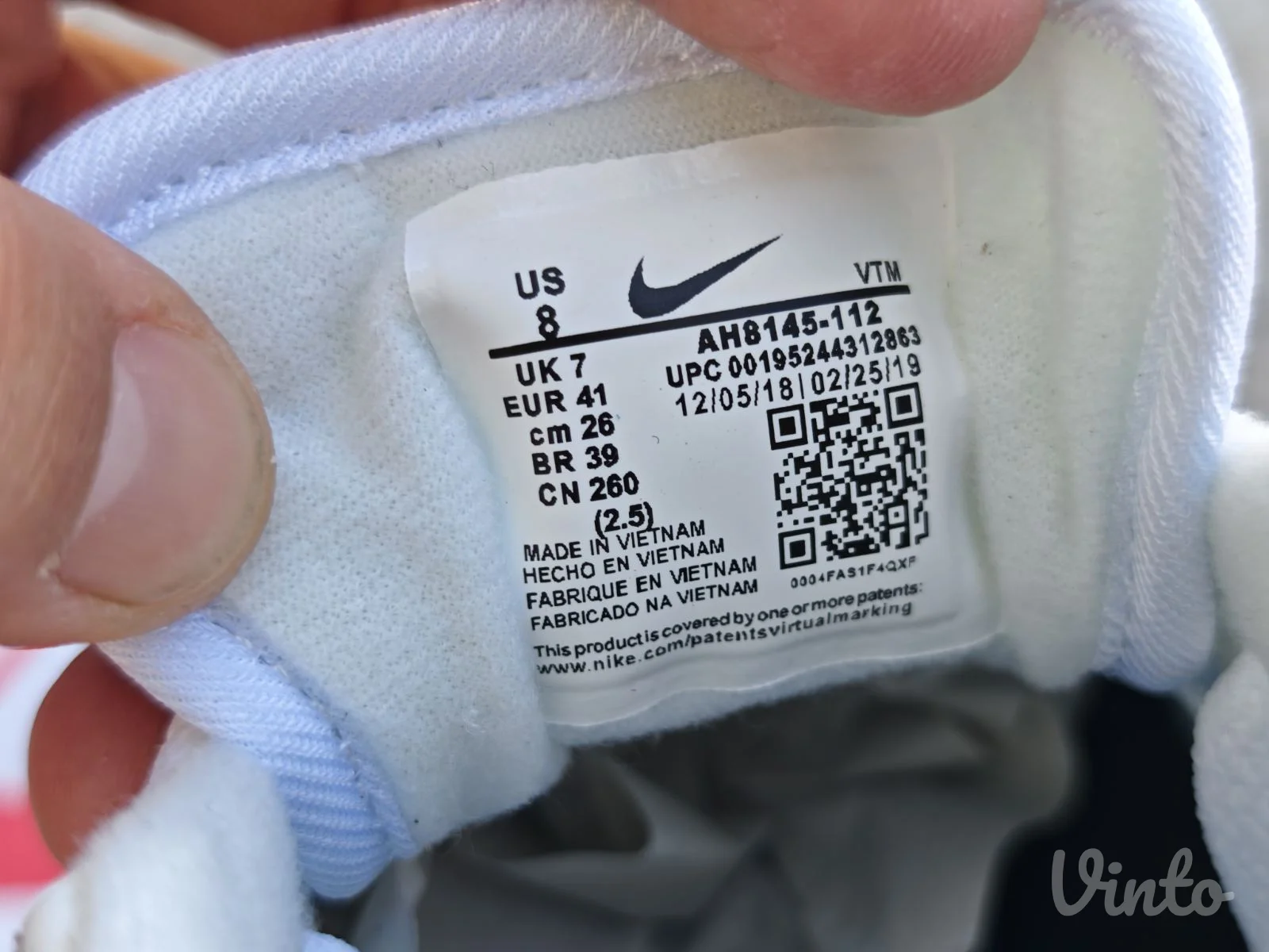 Nike Air Max 1 White Photo Blue Black