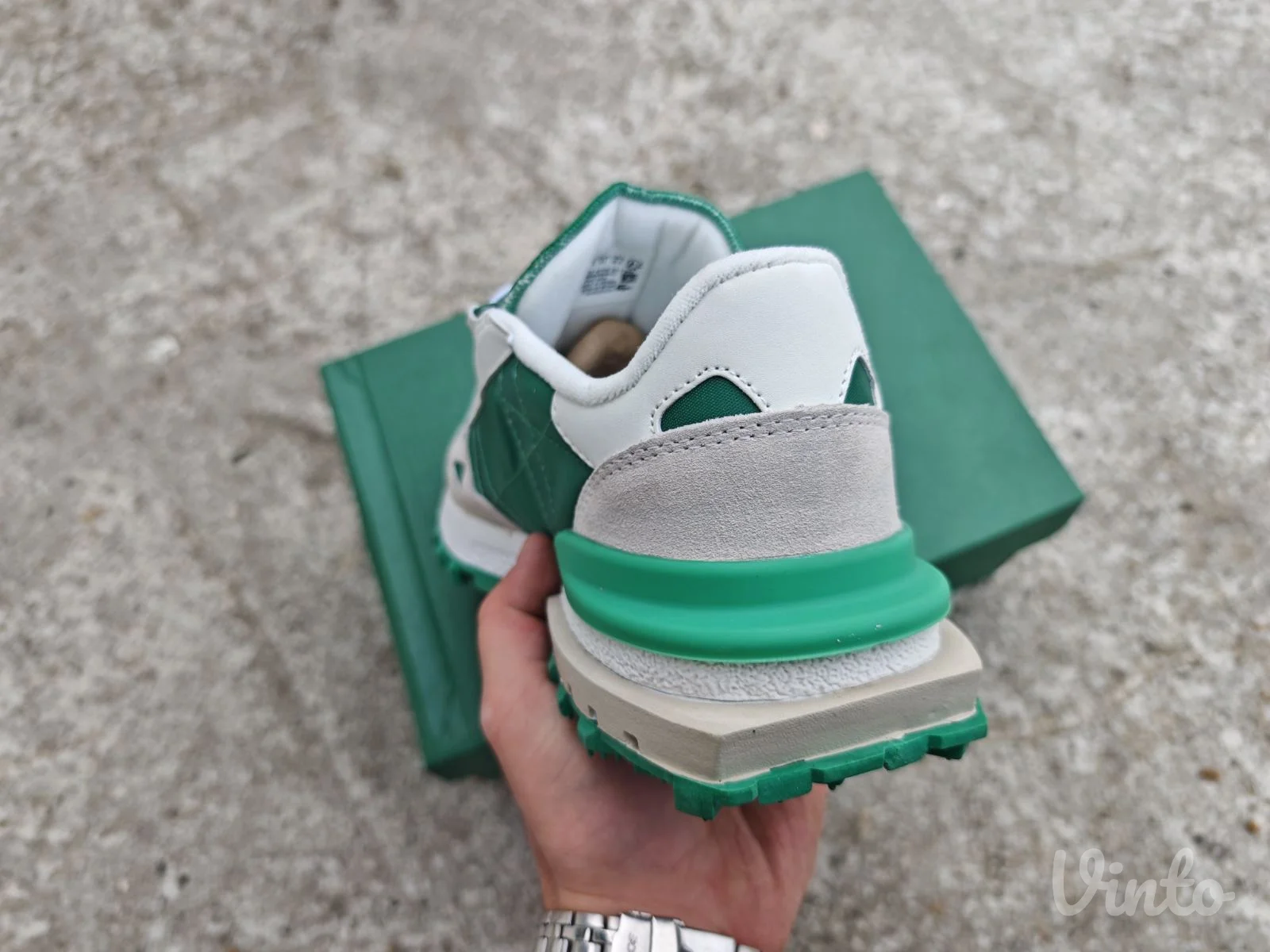 Lacoste Elite Active Green Silver