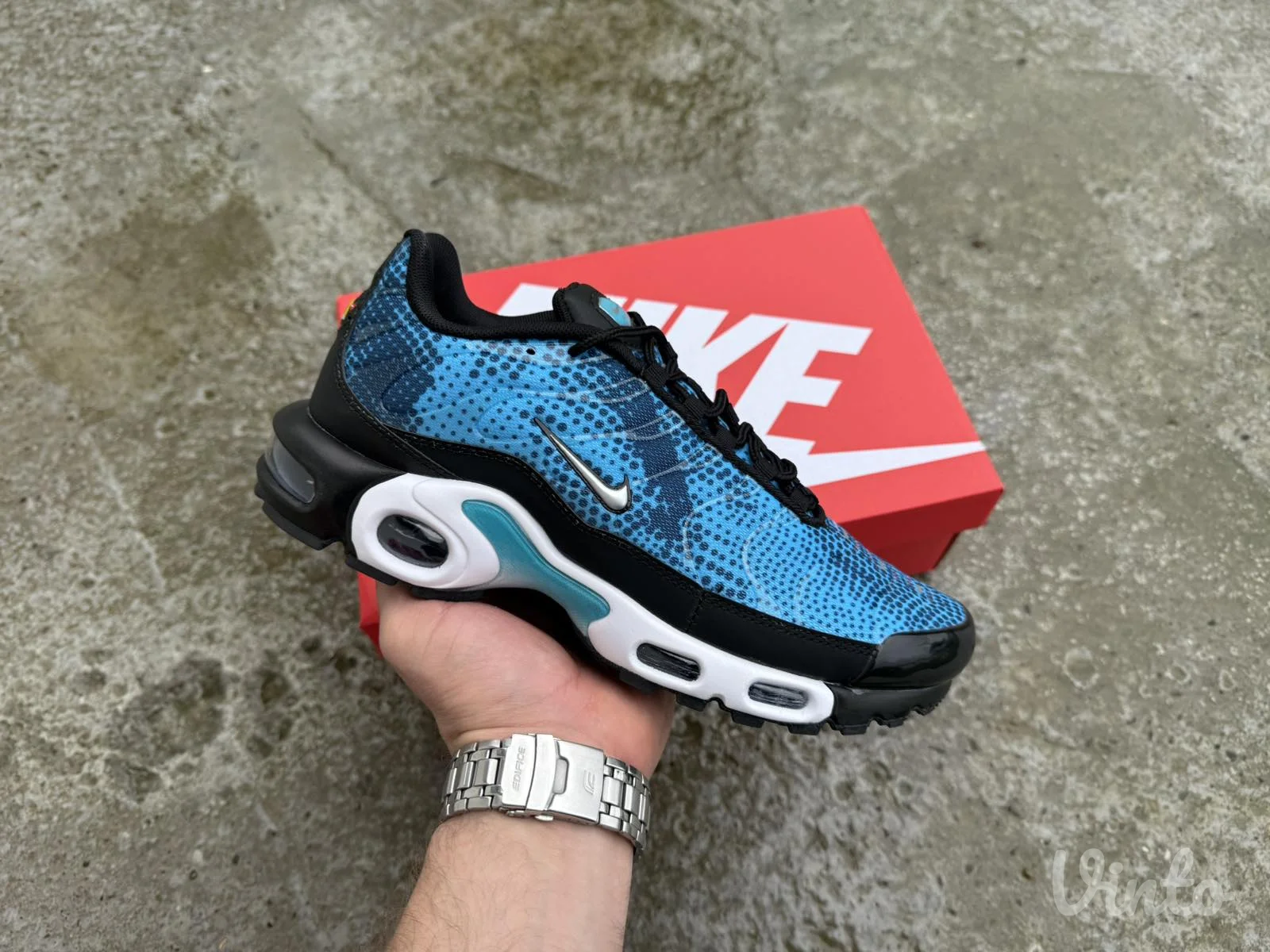 Nike Air Max Plus TN Dot Pattern Black Dusty Cactus
