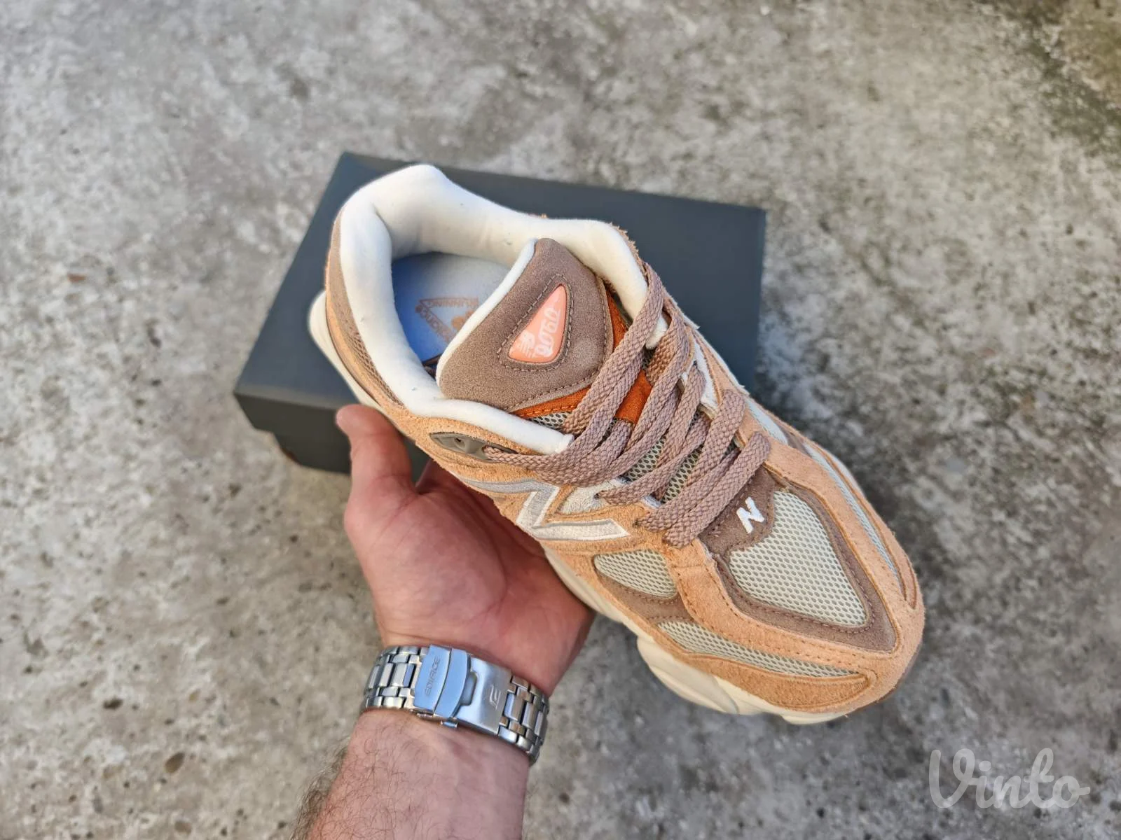 New Balance 9060 Flat Taupe Copper