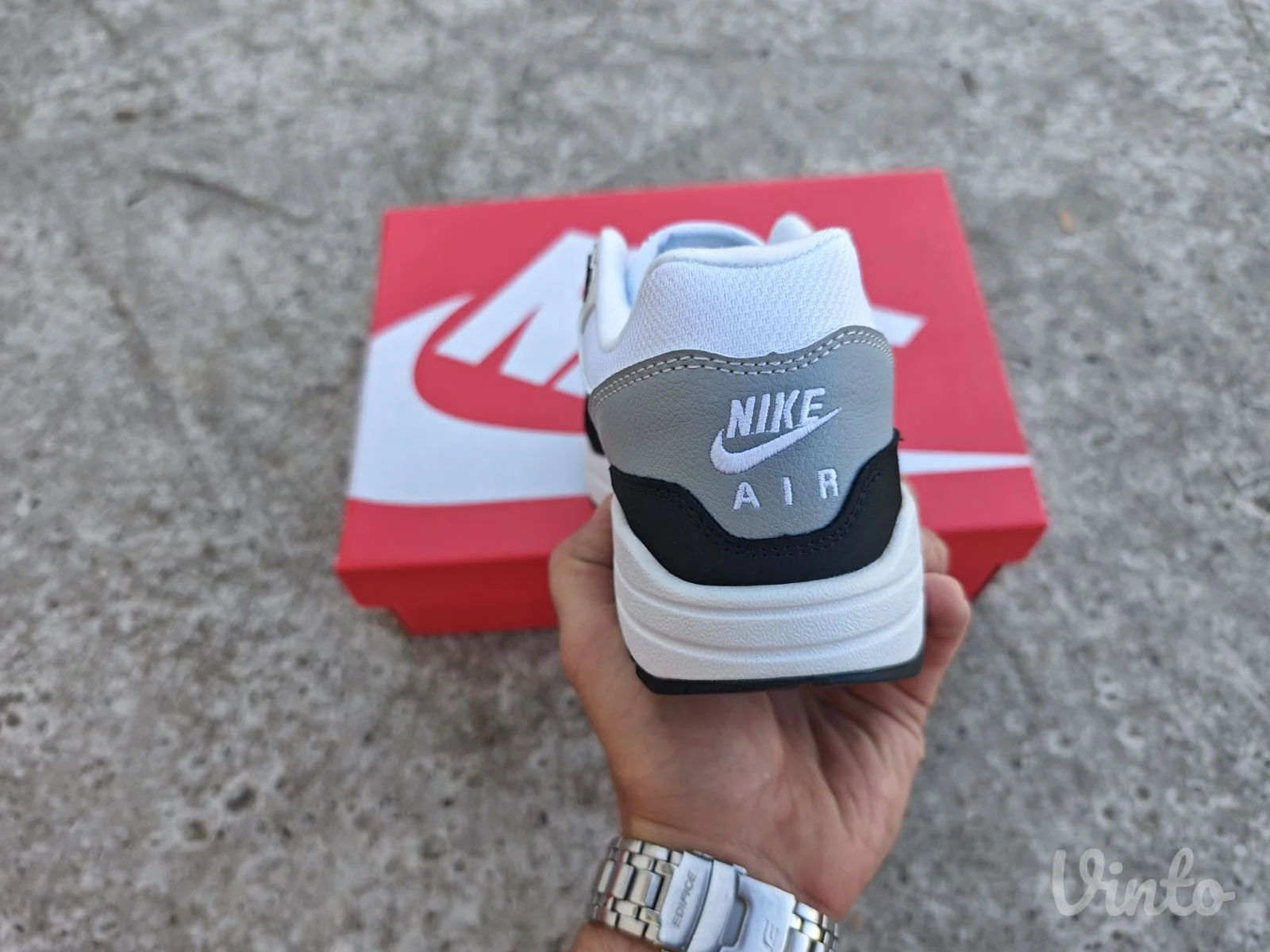 Nike Air Max 1 Wolf Grey Black