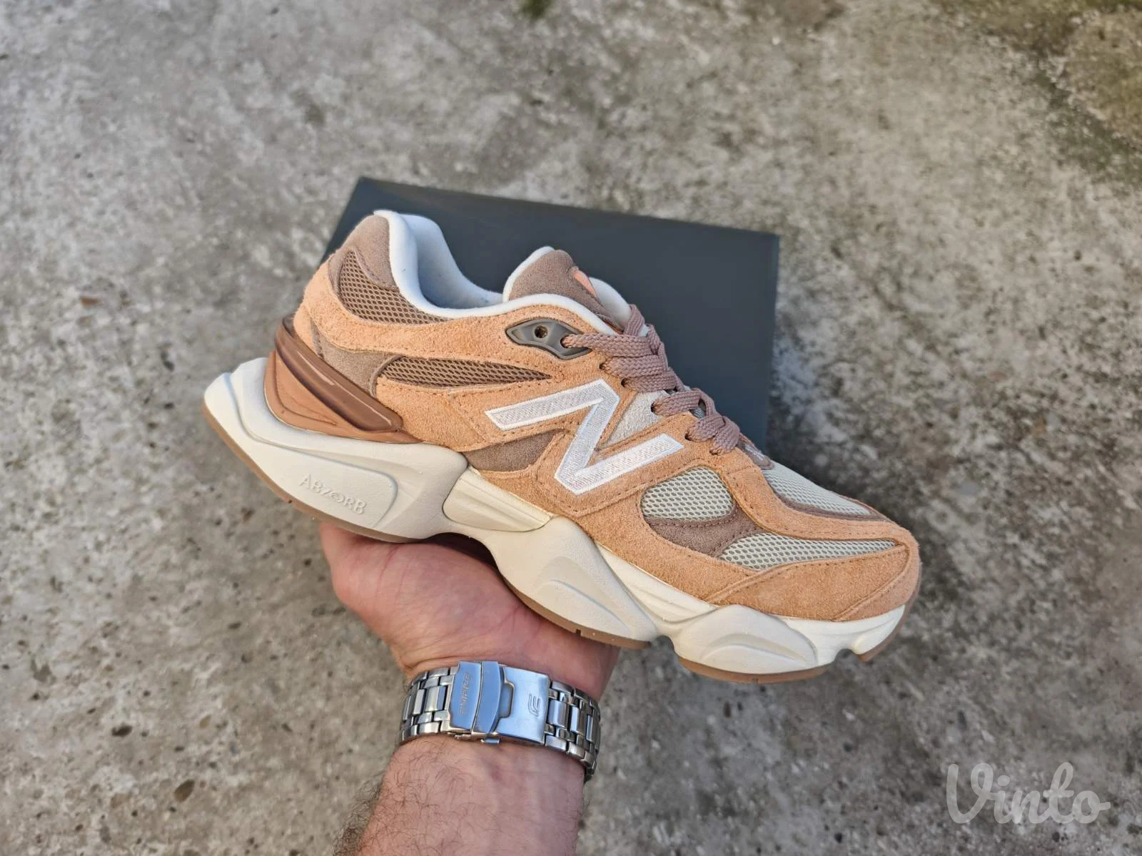 New Balance 9060 Flat Taupe Copper