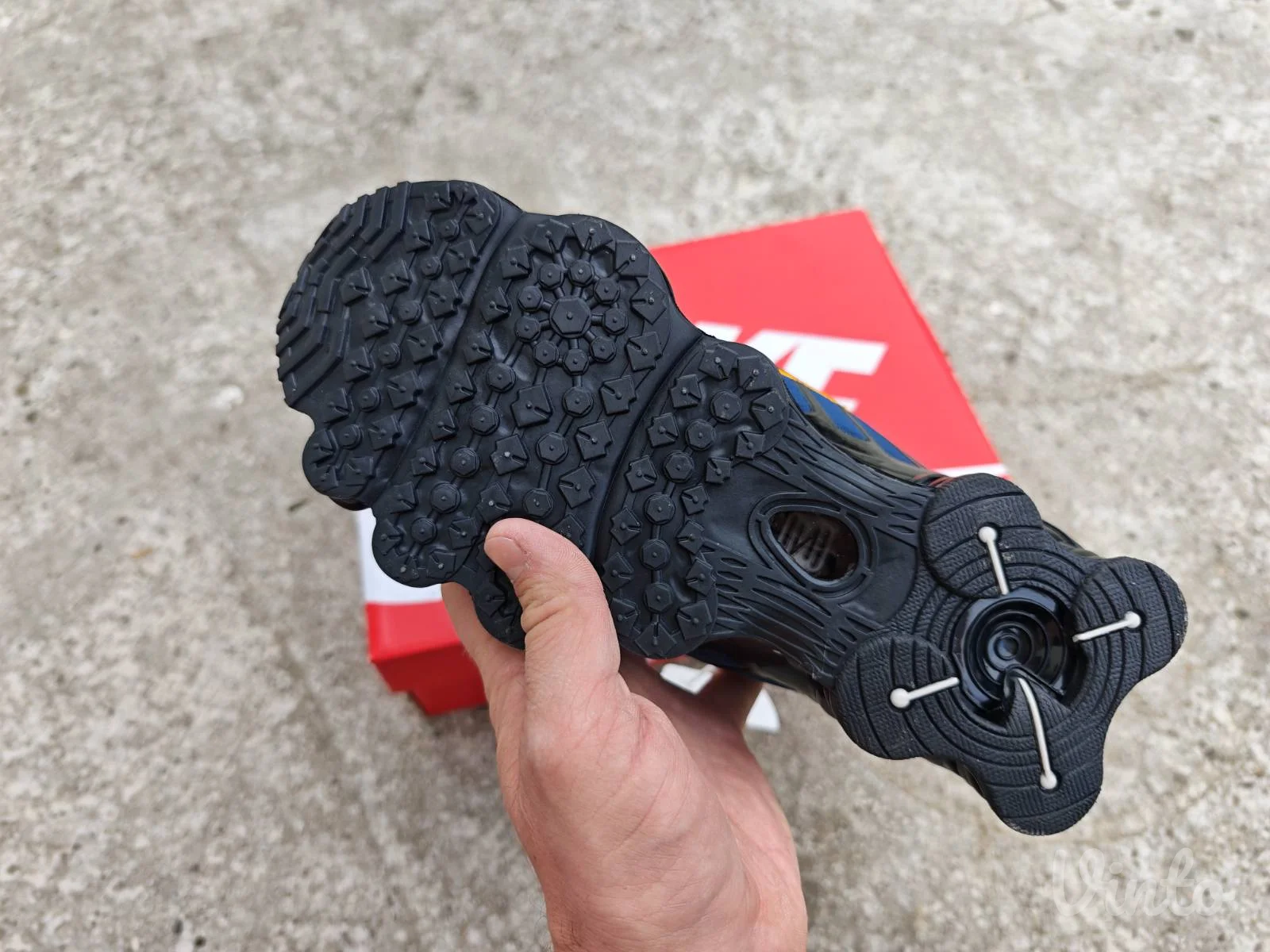 Nike Shox TL Dark Blue Orange