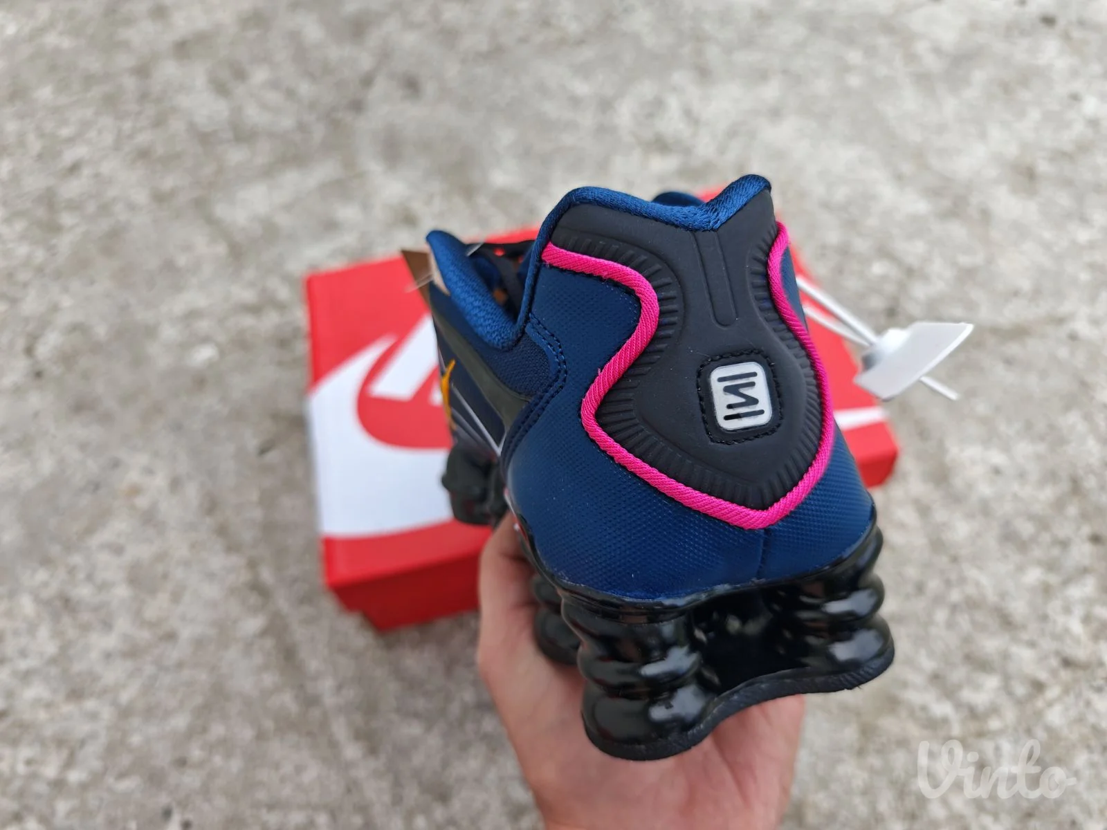 Nike Shox TL Dark Blue Orange