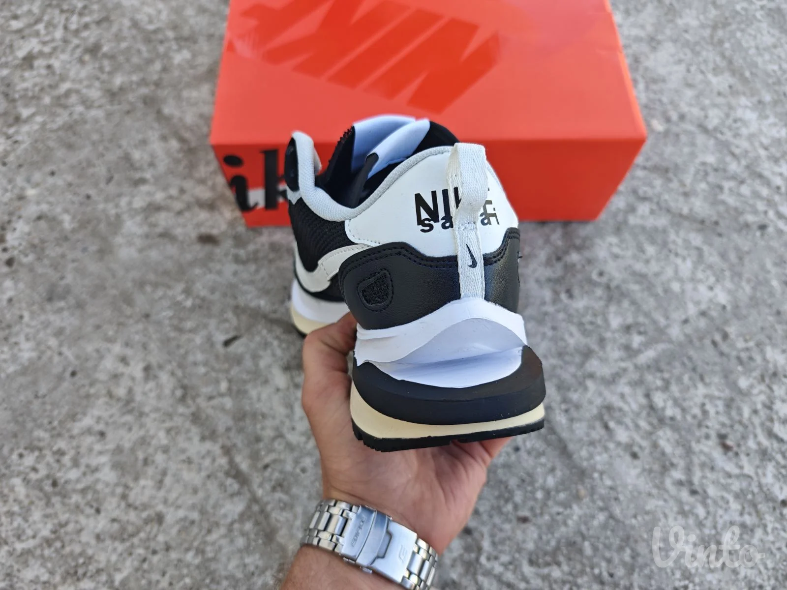 Nike Vaporwaffle Sacai Black White