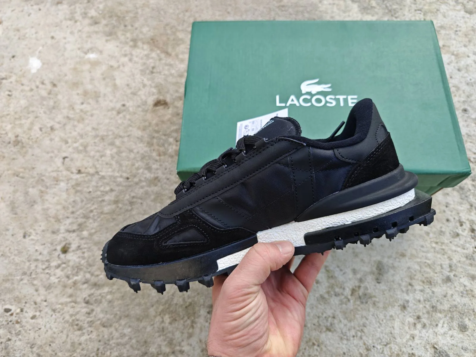 Lacoste Elite Active Black White
