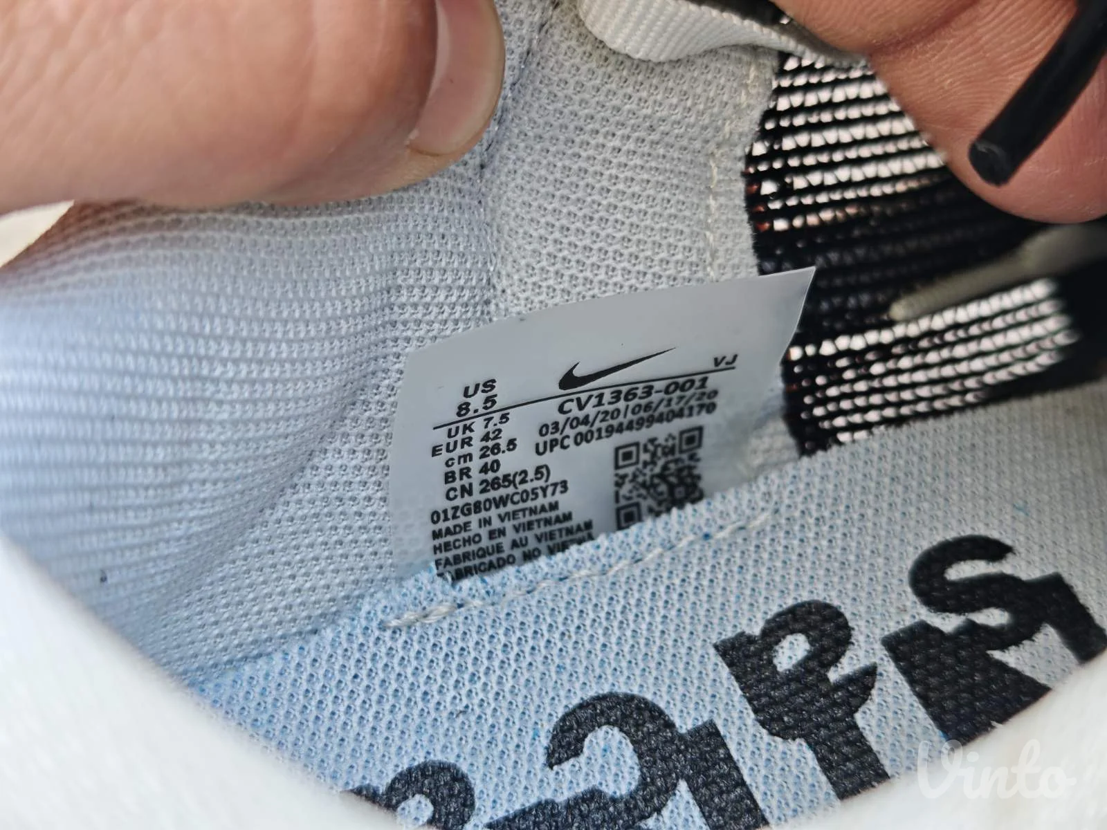 Nike Vaporwaffle Sacai Black White