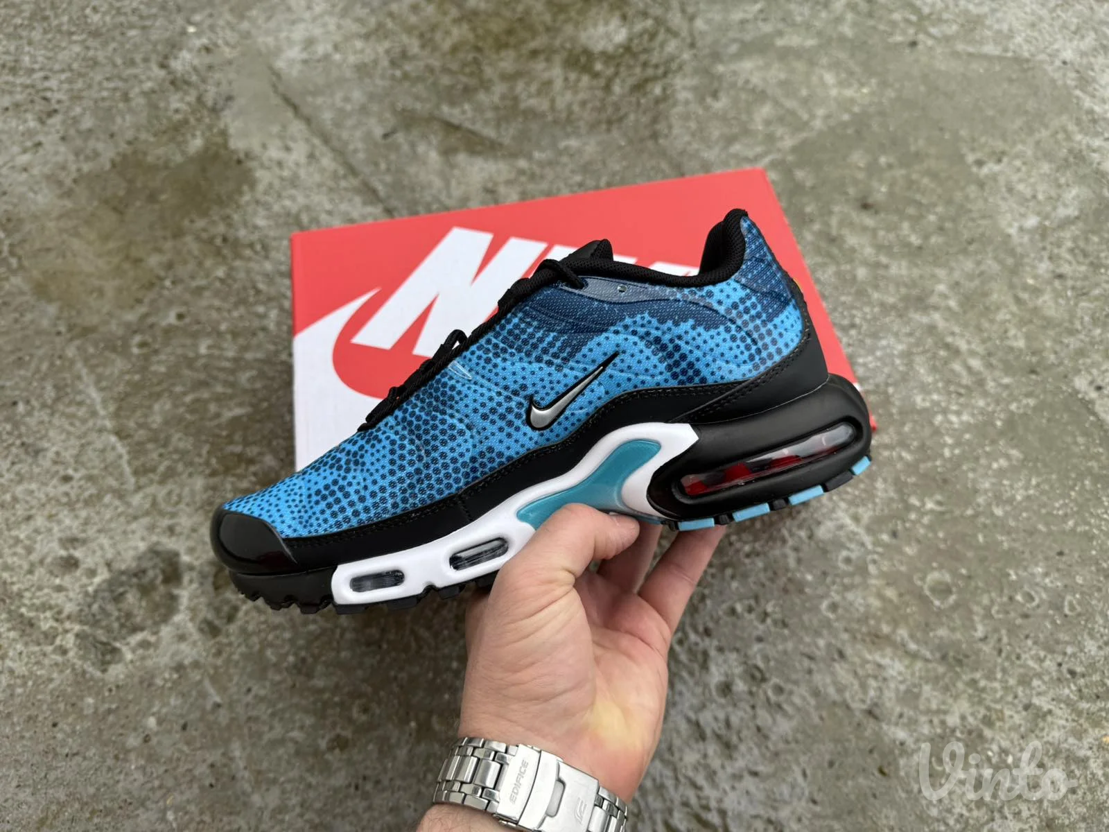 Nike Air Max Plus TN Dot Pattern Black Dusty Cactus