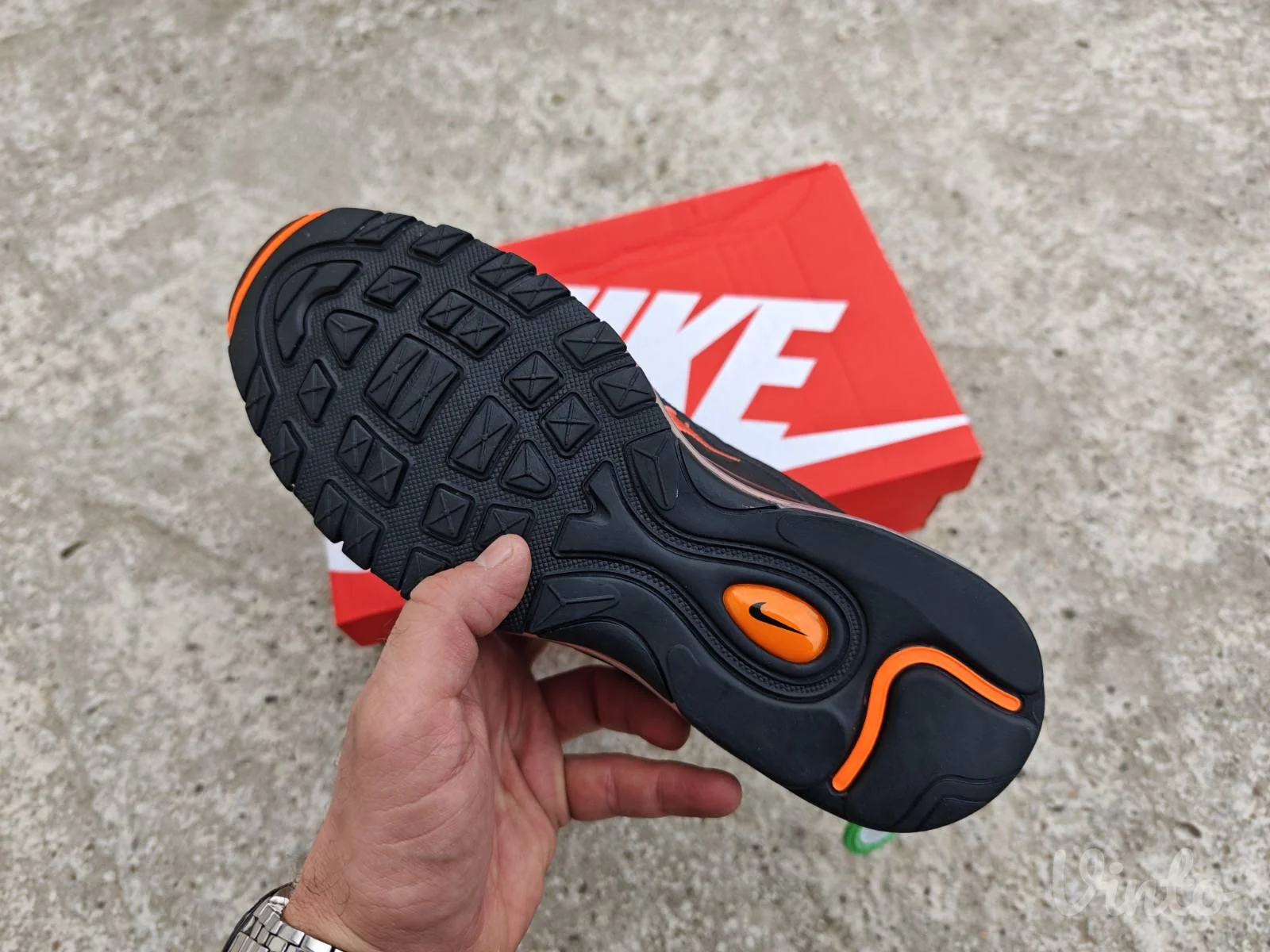 Nike Air Max 97 Black University Orange
