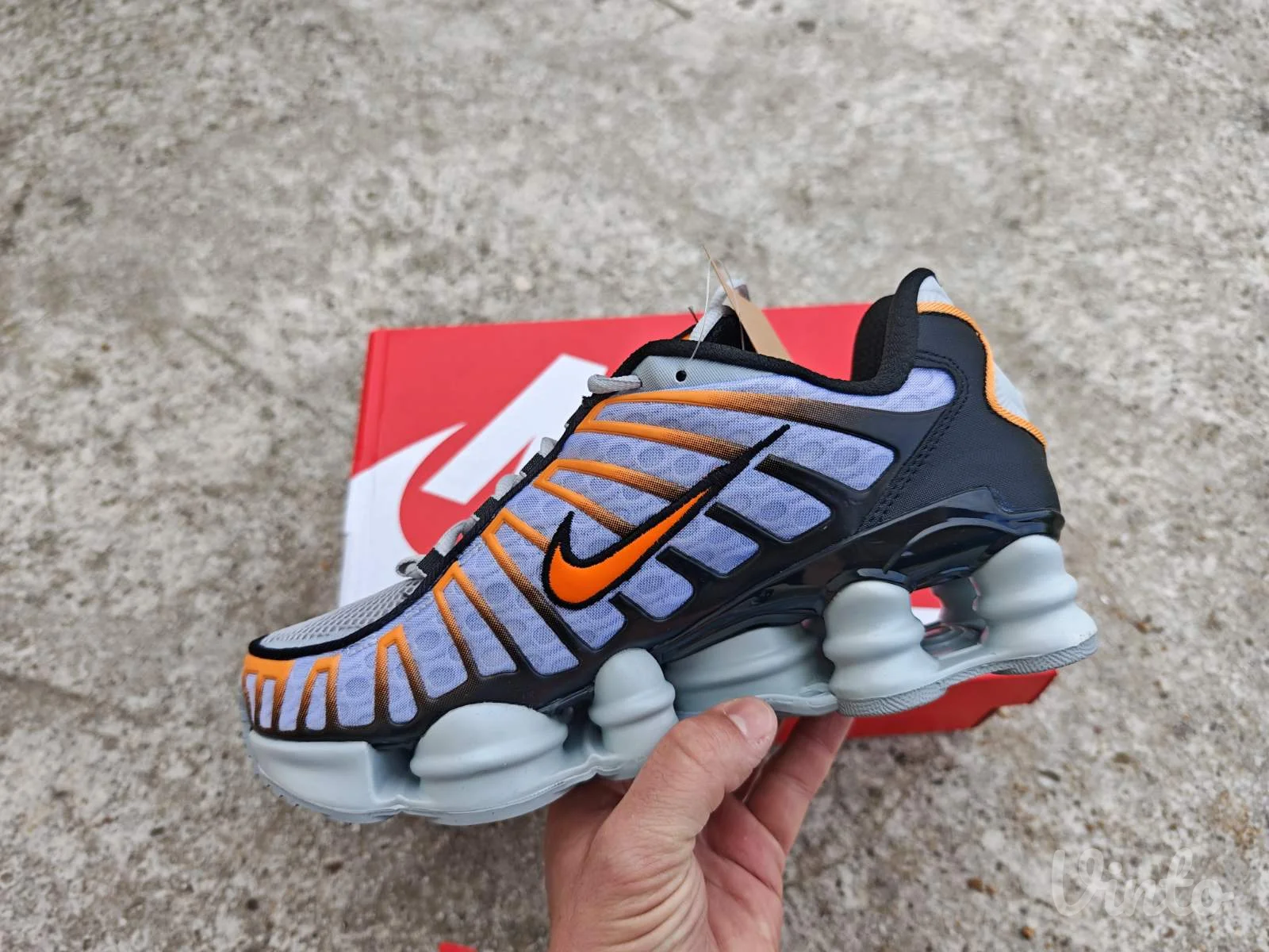 Nike Air Shox TL Bright Mandarin Grey