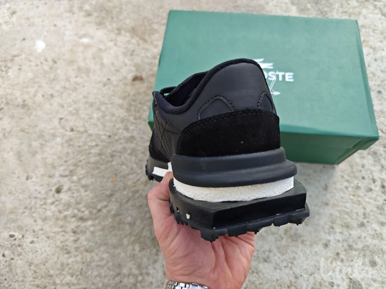 Lacoste Elite Active Black White