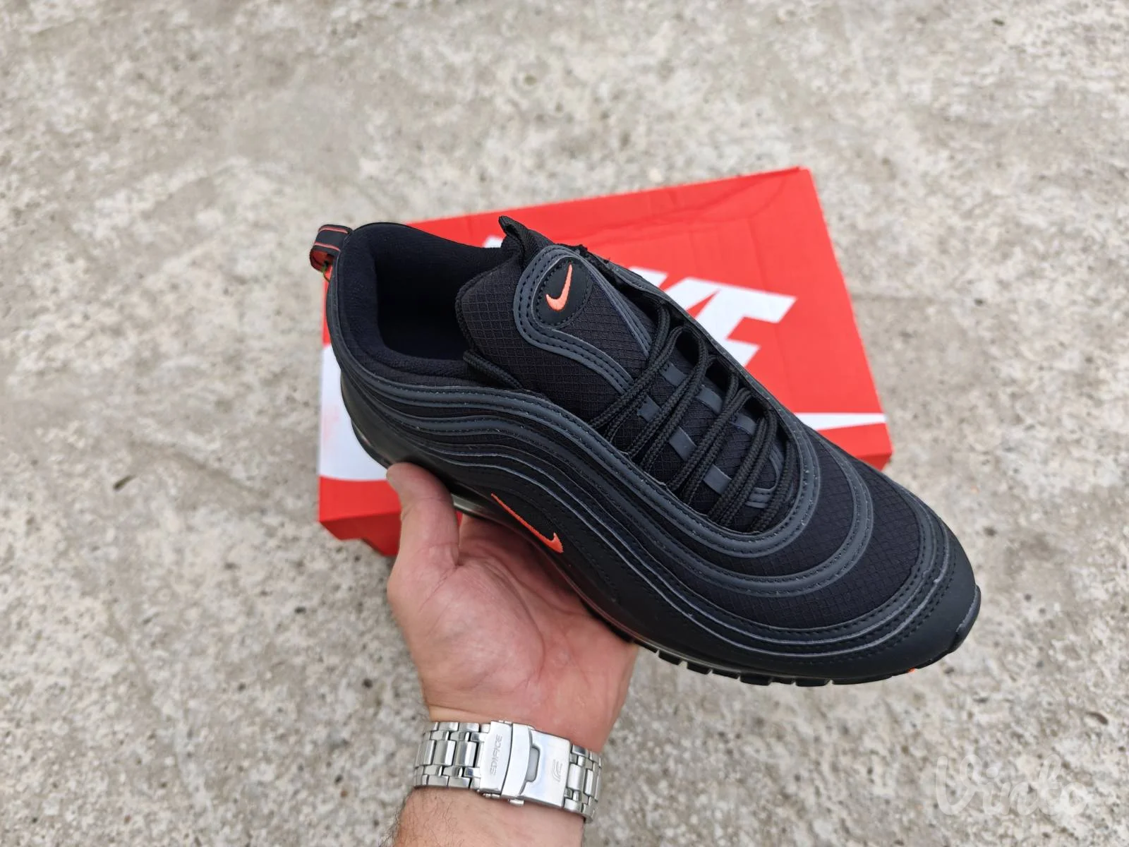 Nike Air Max 97 Black University Orange