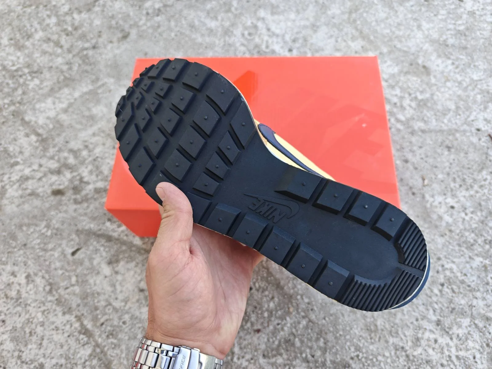 Nike Vaporwaffle Sacai Sesame Blue Void