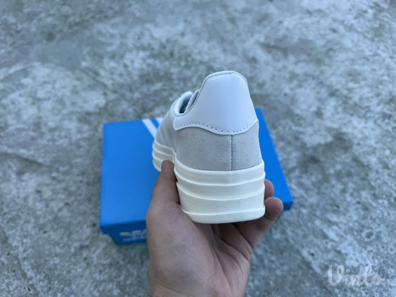 Adidas Gazelle Bold White Grey