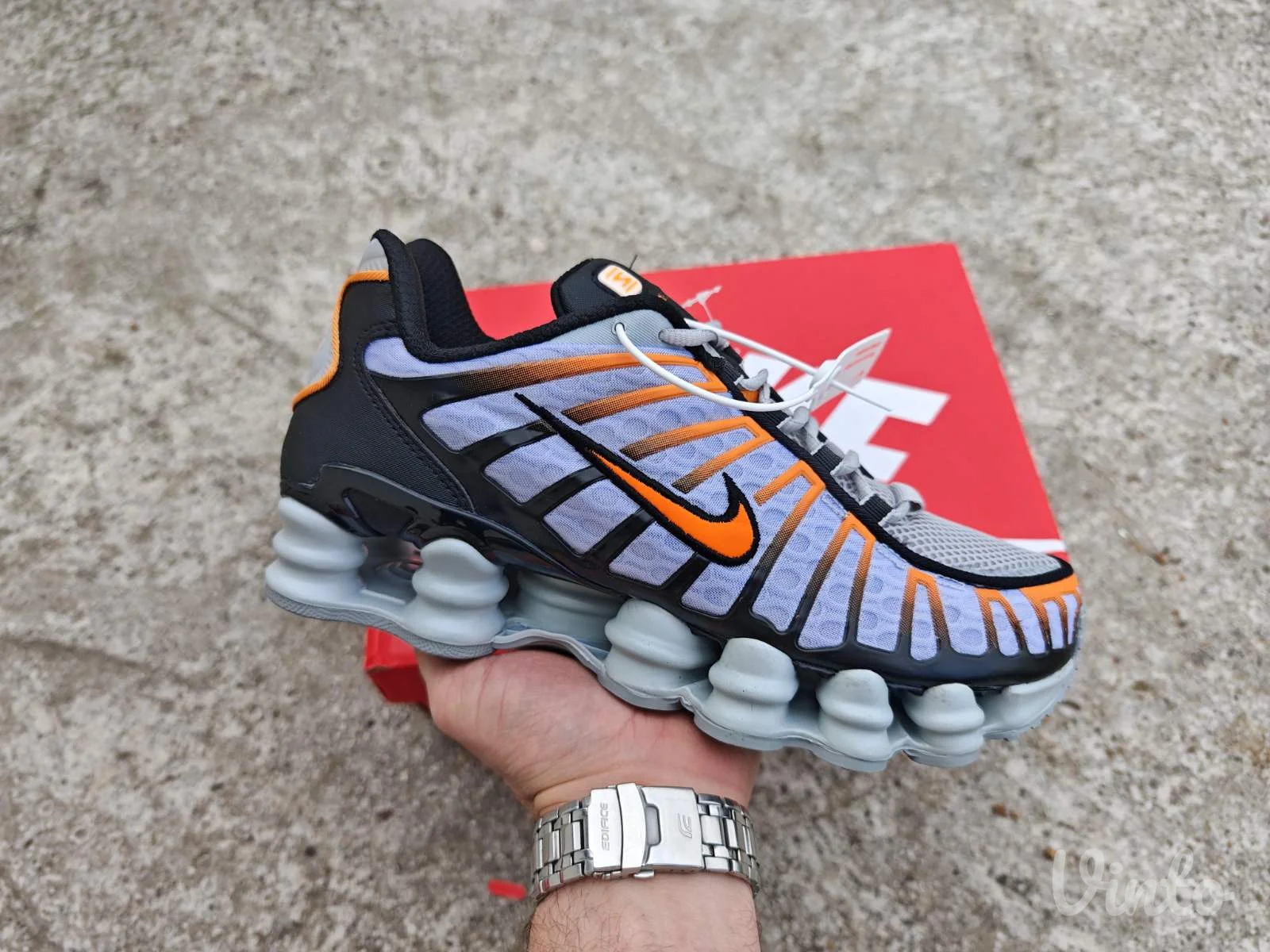 Nike Air Shox TL Bright Mandarin Grey