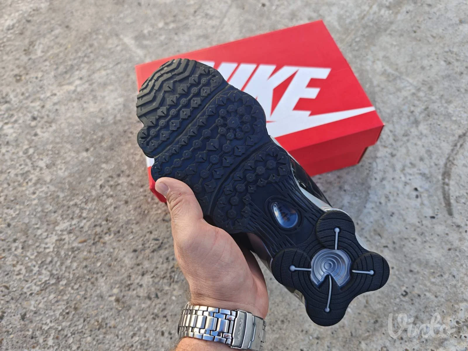 Nike Shox TL Black Silver