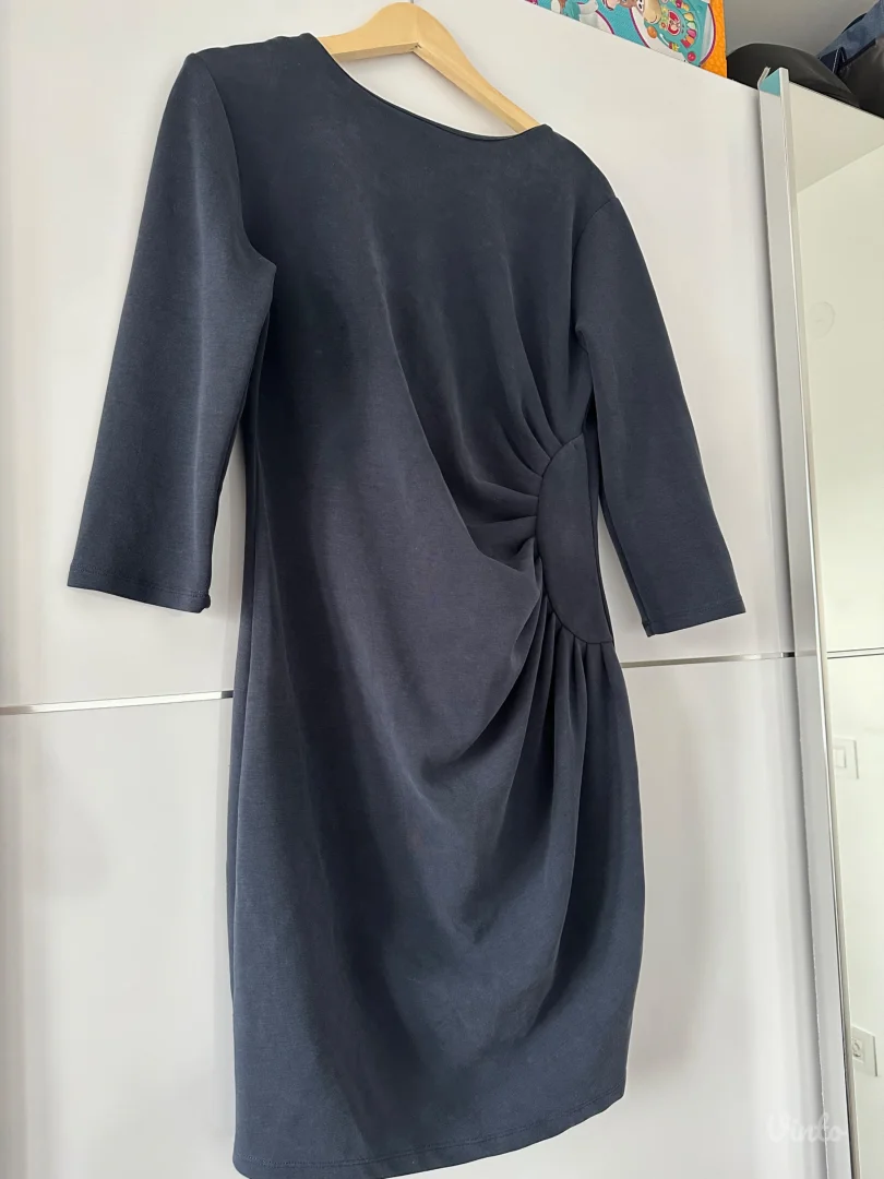 LC Waikiki teget haljina sa draperijom (L) – Očuvana