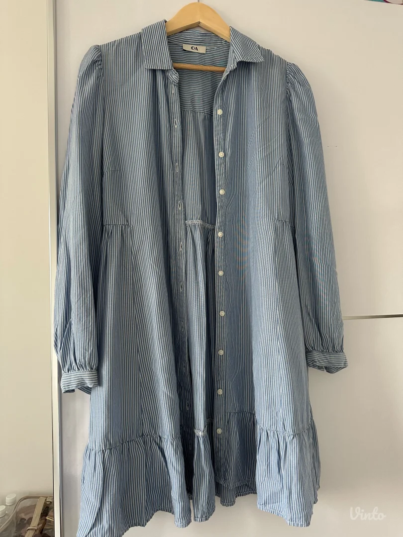 C&A prugasta košulja-haljina (40) – Bukvalno kao nova