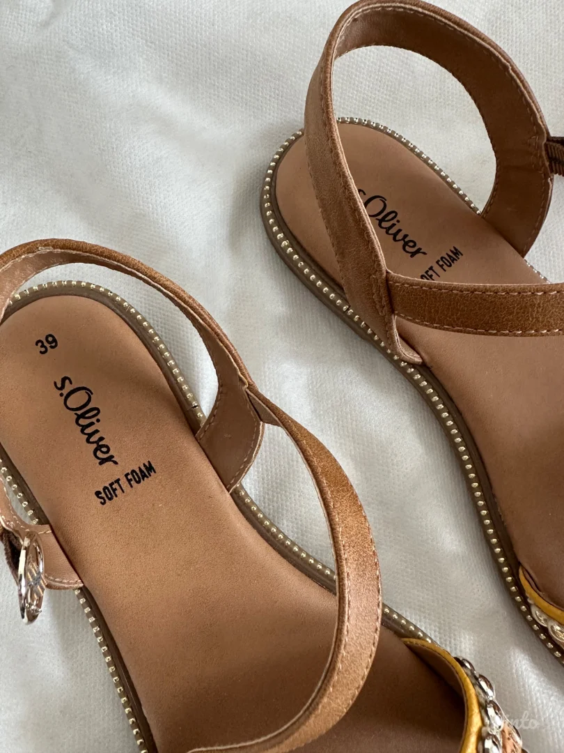 s.Oliver ukrašene sandale (39) – Soft Foam – Kao nove