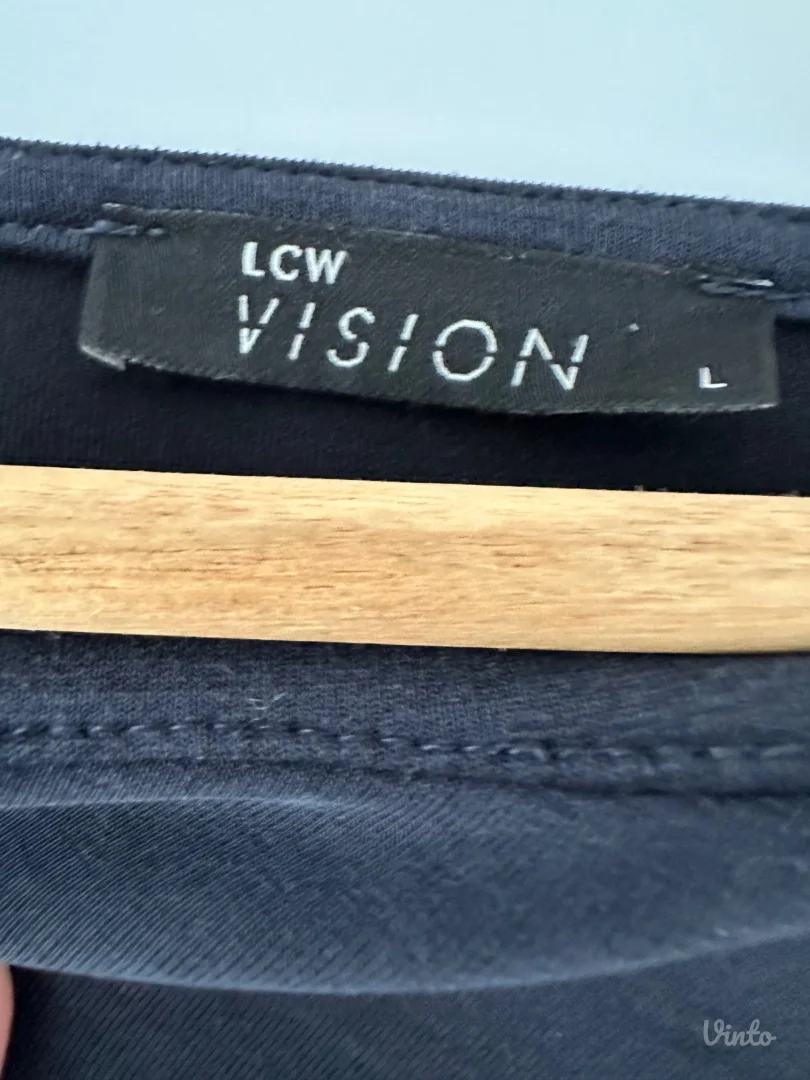 LC Waikiki teget haljina sa draperijom (L) – Očuvana