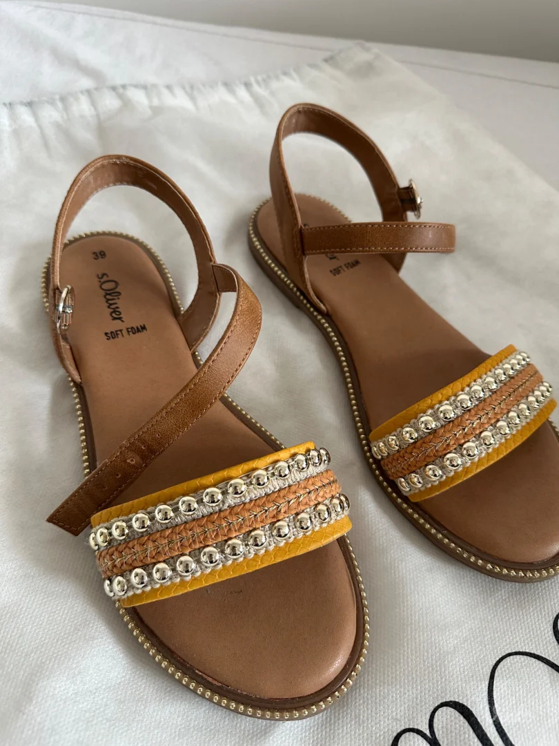 s.Oliver ukrašene sandale (39) – Soft Foam – Kao nove