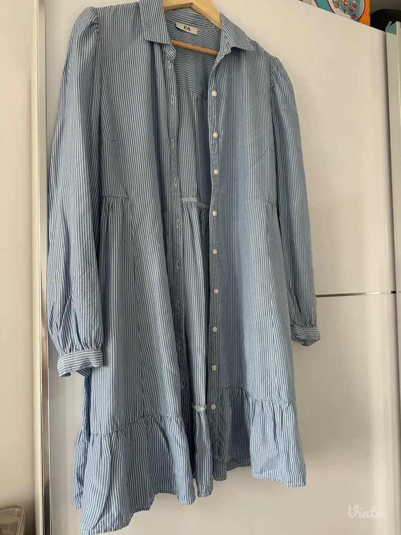 C&A prugasta košulja-haljina (40) – Bukvalno kao nova