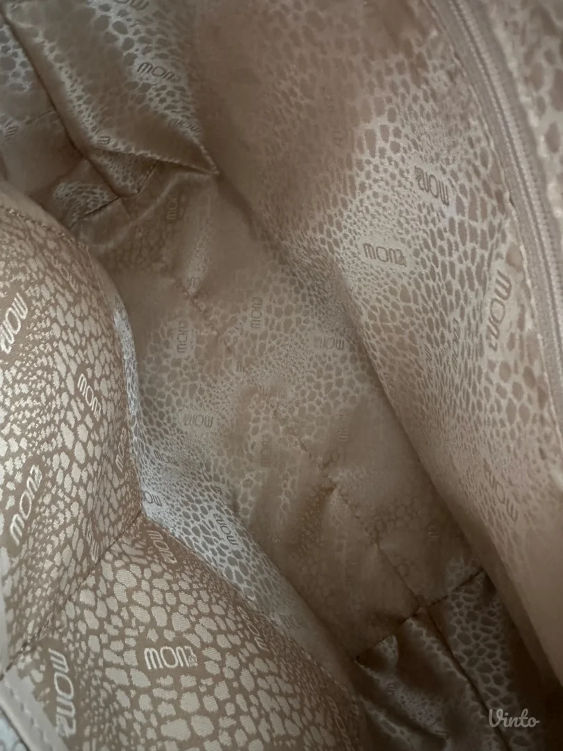 MONA kožna tašna – Puder roze / Nude – Kao nova