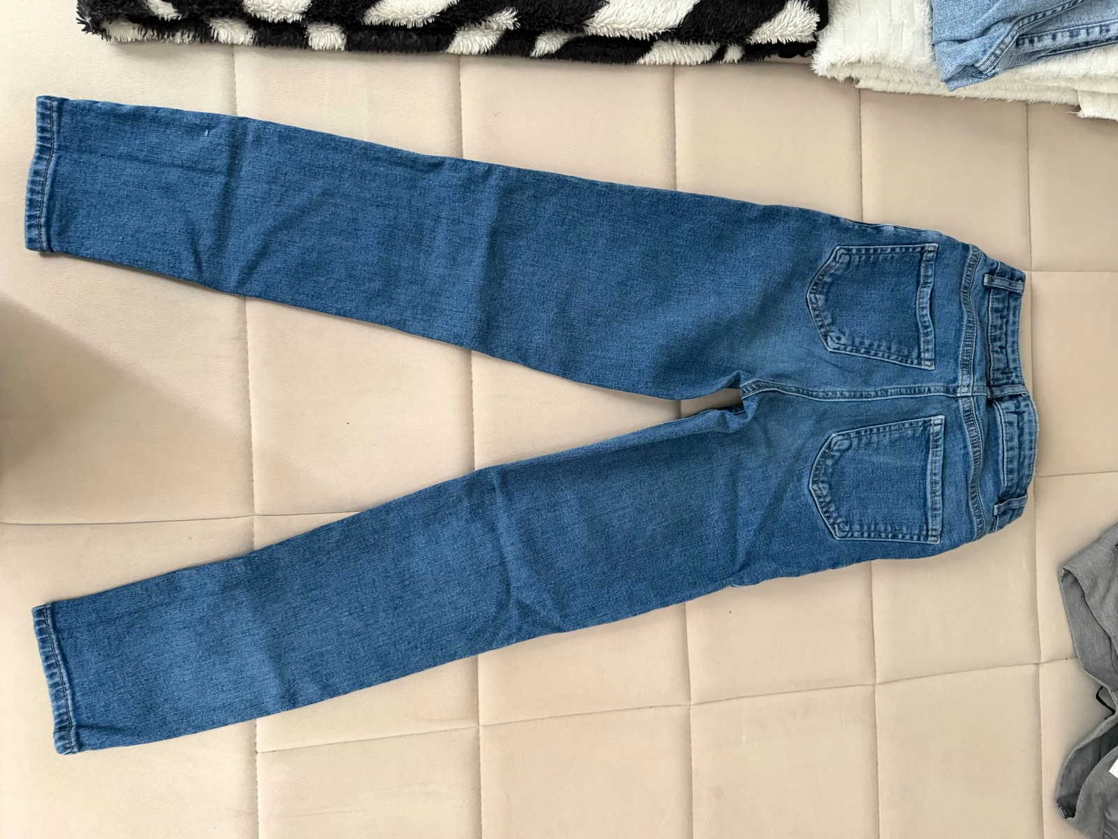 Plave slim mom farmerke