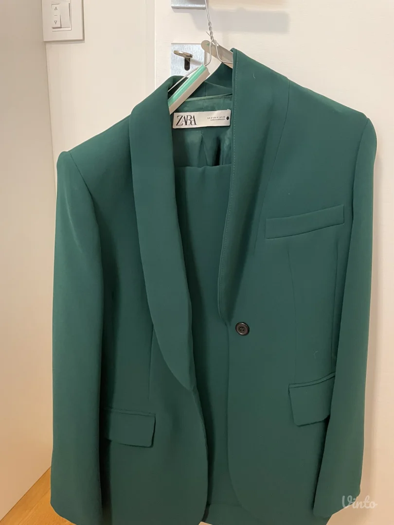 Zara Tamno zeleno odelo