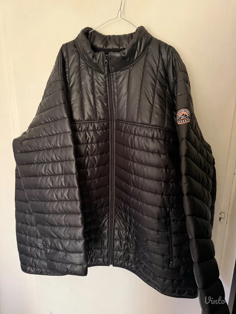 Crna muška jakna 8XL