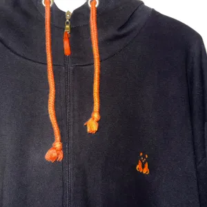 Crni muški duks na šnir 7XL