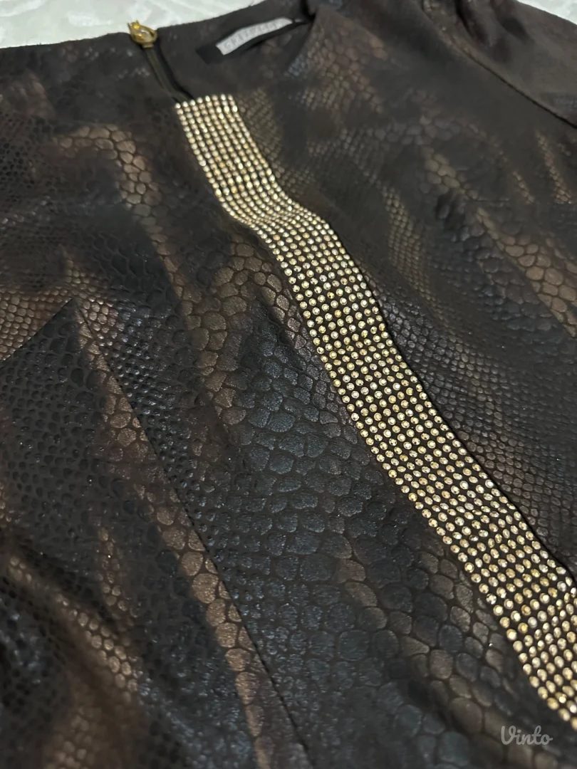 Kratka braon haljina