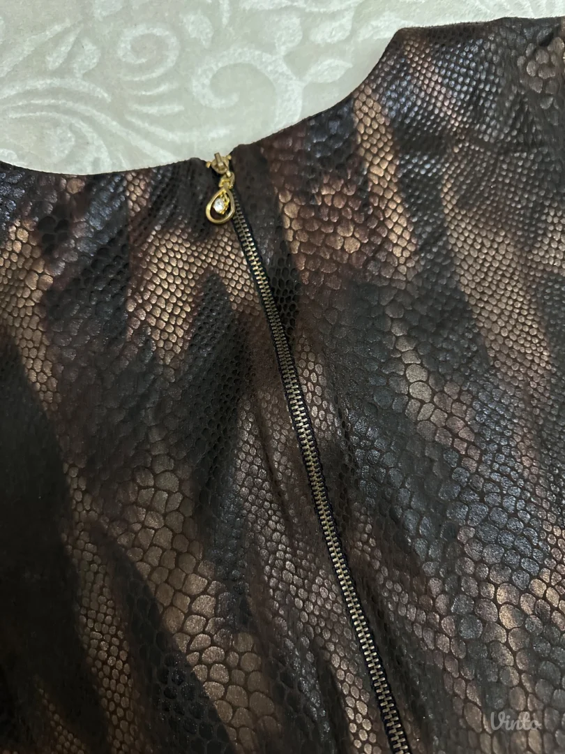 Kratka braon haljina