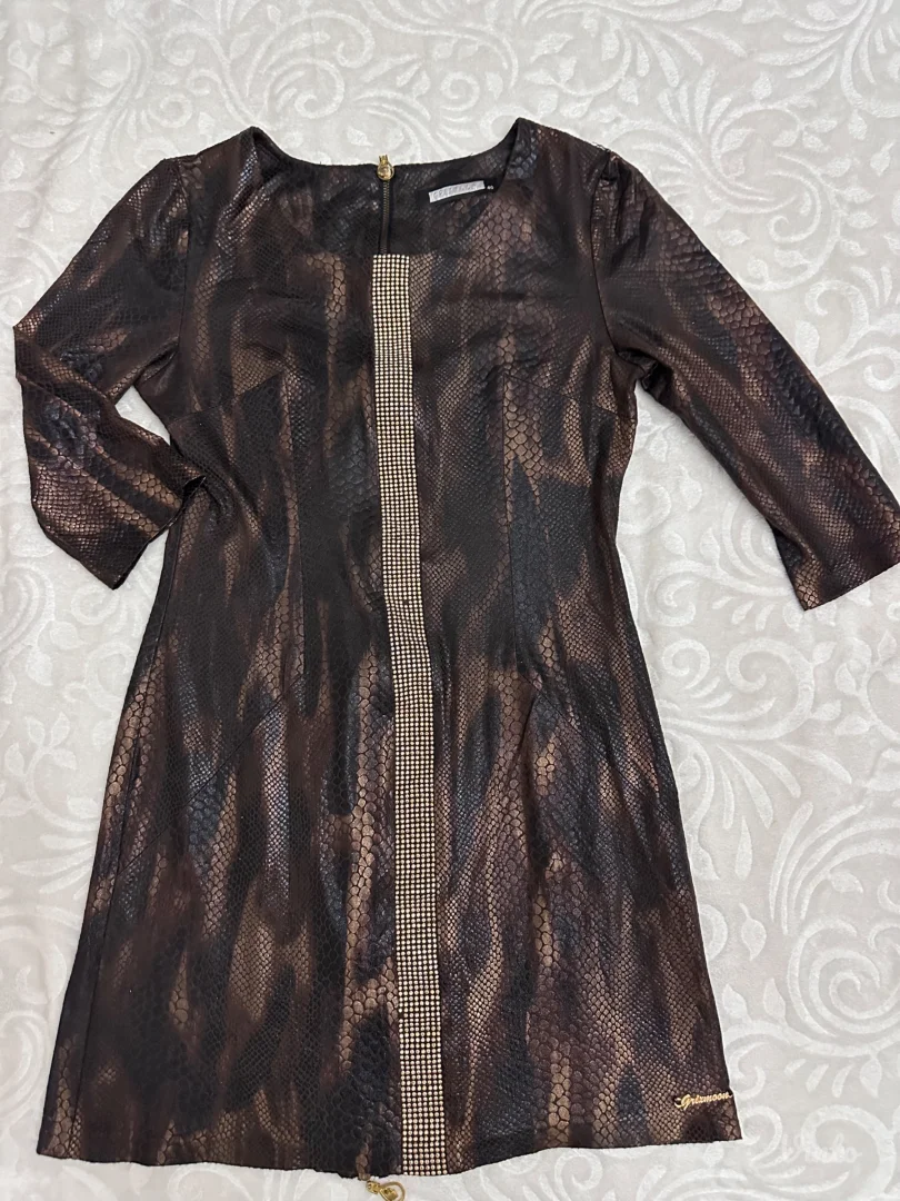 Kratka braon haljina