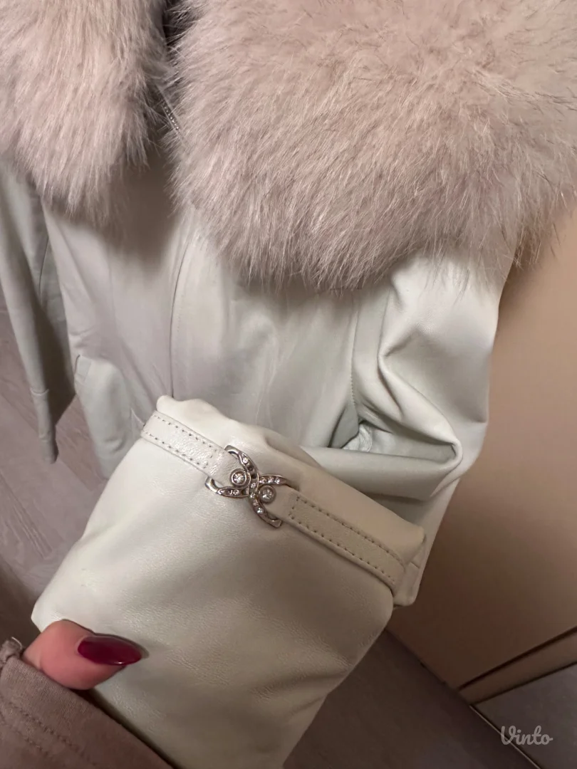 Kozna jakna sa krznom