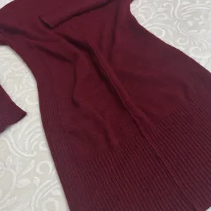 Crvena dzemper haljina