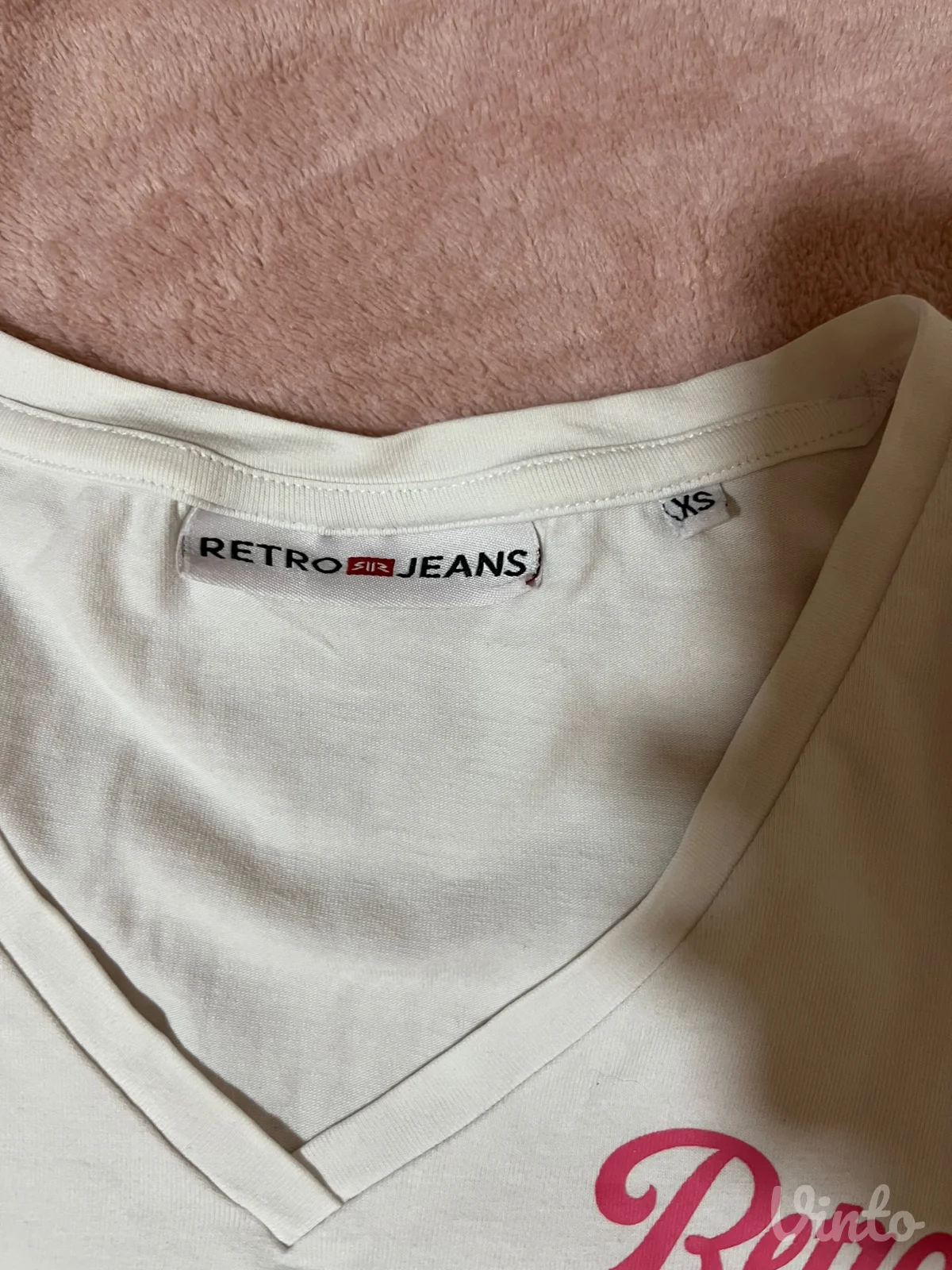 Retro jeans majica